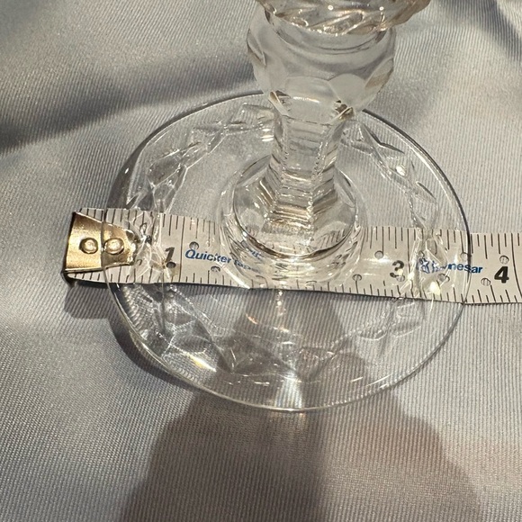 Rogaska Gallia Set of 4 Etched  Cut Crystal Goblets - Picture 8 of 10